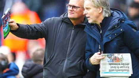 Jan Åge Fjørtoft (rechts) vernetzt Frankfurter Unternehmen nach Norwegen