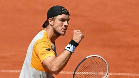 Jubel über seinen ersten Finaleinzug: Jan-Lennard Struff