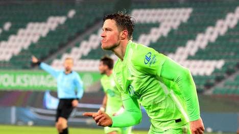 Wout Weghorst trifft im DFB-Pokal zum 2:0 gegen Sandhausen