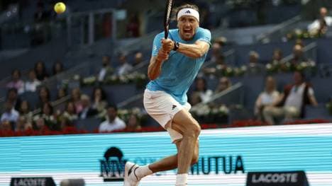 Zverev auf dem Sand von Madrid