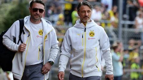 Niko Kovac (r.) konnte zufrieden sein