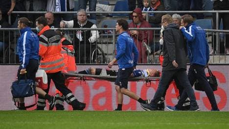 Jacob Laursen von Arminia Bielfeld verletzte sich womöglich schwerer