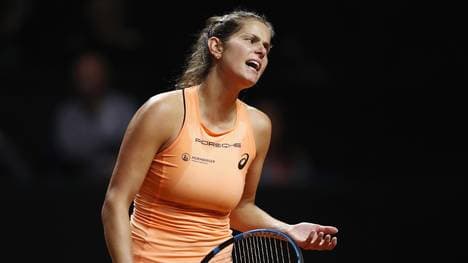 Julia Görges haderte mit ihrer Leistung