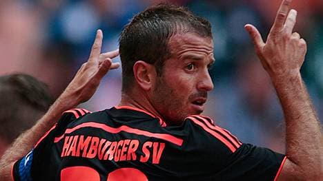 Rafael van der Vaarts Vertrag beim HSV läuft bis 30. Juni 2015