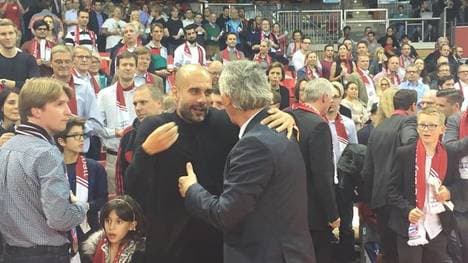 Pep Guardiola und Svetislav Pesic