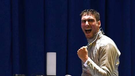 Max Hartung gewann erneut EM-Gold mit dem Säbel