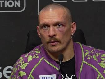 Oleksandr Usyk gewinnt auch den zweiten Kampf gegen Tyson Fury und verteidigt seine Weltmeistertitel. Auf der Pressekonferenz nach dem Fight tätigt er eine kuriose Aussage über seinen Gegner.