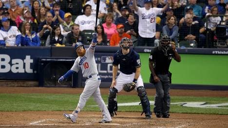 Justin Turner schlug einen Homerun zum Sieg für die Los Angeles Dodgers