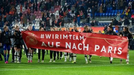 DFB-Frauen feiern das Olympia-Ticket