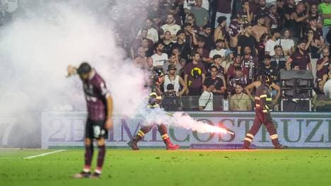Die Partie zwischen US Salernitana und Sampdoria Genua wurde abgebrochen