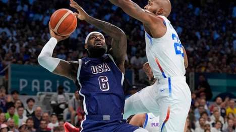 LeBron James gewann mit den USA locker gegen Puerto Rico