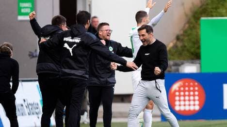 Stefan Leitl (r.) führte die SpVgg Greuther Fürth in die Bundesliga