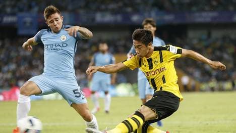 Pablo Maffeo (l.) wurde in der Jugend von Manchester City ausgebildet