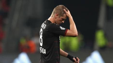 Lars Bender von Bayer 04 Leverkusen in der Bundesliga gegen SV Werder Bremen fraglich