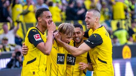 Daniel Svensson erzielt sein erstes Tor für den BVB gegen Borussia Mönchengladbach