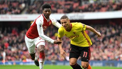 Richarlison (r.) erzielte in der vergangenen Saison fünf Tore für den FC Watford