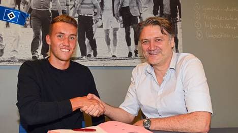 Luca Waldschmidt (l.) wechselt zum Hamburger SV
