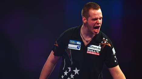 Max Hopp will beim World Matchplay auch gegen Michael Smith jubeln