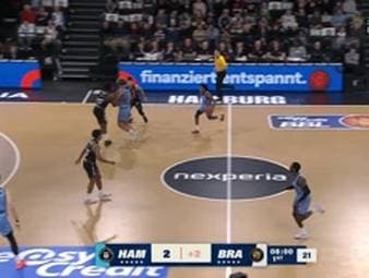 Spiel Highlights zu Veolia Towers Hamburg - Basketball Löwen Braunschweig