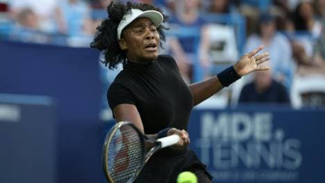 Venus Williams siegte auch in ihrer Einzel-Partie