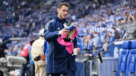 Justin Heekeren steht gegen den FC Augsburg in der Startelf