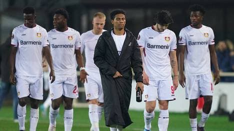 Bayer Leverkusen verlor das Hinspiel in Bergamo