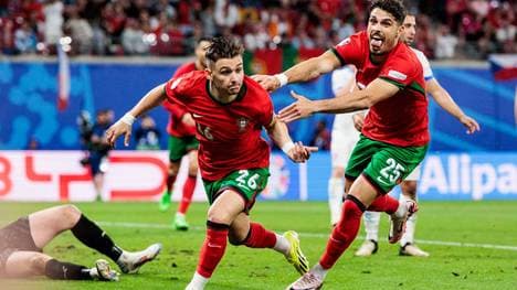 Francisco Conceição erzielte das Siegtor für Portugal gegen Tschechien