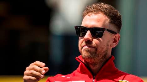 Sebastian Vettel fiel in China von Platz eins auf Platz acht zurück