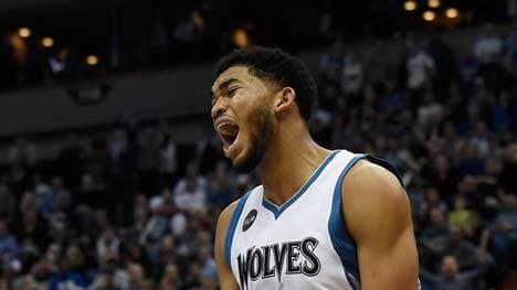 Karl-Anthony Towns spielt bei den Minnesota Timberwolves