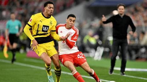  FC Bayern München gegen Borussia Dortmund in der Allianz Arena im März 2024