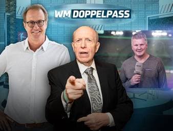 Der WM-Doppelpass vom 20. November in voller Länge zum Nachschauen - unter anderem mit der Manager-Legende Reiner Calmund. 