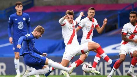 Timo Werner erzielte gegen Southampton zwei Tore