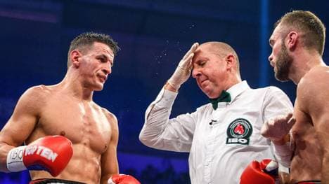 Robin Krasniqi (l.) verlor gegen Dominic Bösel