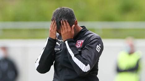 Die Bilanz von Ismail Atalan als Trainer des Halleschen FC: ein Punkt aus fünf Spielen