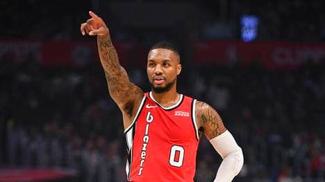 Damian Lillard brachte es gegen die Chicago Bulls insgesamt auf 44 Punkte