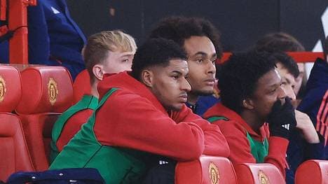 Spielt unter Ruben Amorin bei Manchester United keine Rolle mehr: Marcus Rashford