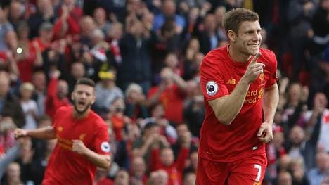 James Milner jubelt