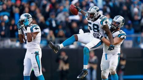 Thomas Davis (M.) kann auch eine Verletzung nicht bremsen