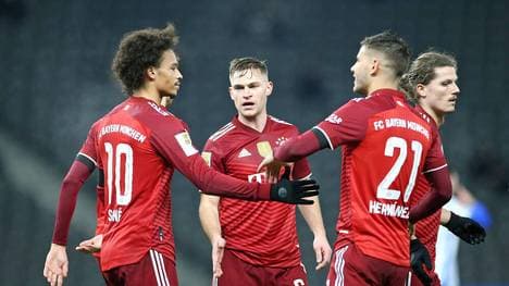 Der FC Bayern fertigt Hertha BSC mit 4:1 ab