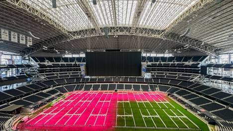 Im AT&T Stadium der Dallas Cowboys werden bei der WM 26 insgesamt neun Spiele stattfinden - u.a. ein Halbfinale
