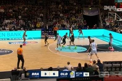 Spiel Highlights zu Basketball Löwen Braunschweig - EWE Baskets Oldenburg
