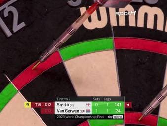 Am 3. Januar 2023 liefern sich Michael Smith und Michael van Gerwen das beste Leg der Darts-Geschichte - und bringen Kommentatoren auf der ganzen Welt zum Ausflippen!