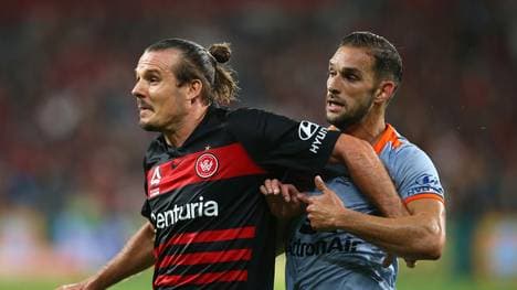 Alexander Meier (l.) hat seinen Vertrag bei den Western Sydney Wanderers aufgelöst