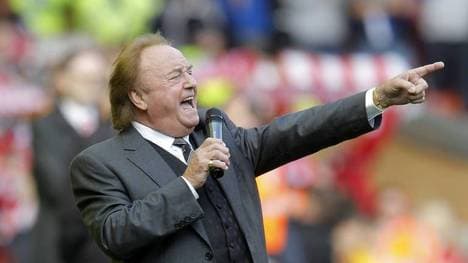 Gerry Marsden sang seine Hymne bereits vor Spielen des FC Liverpool