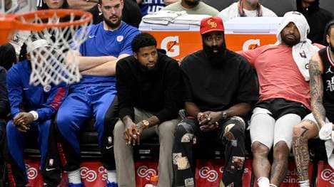 Paul George machte sein erstes Spiel für die Sixers