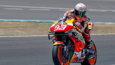 Mark Marquez stürzte beim Saisonauftakt in Jerez