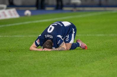 Schock für Hertha in letzter Sekunde