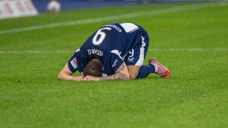 Enttäuschung bei Herthas Dawid Kownacki