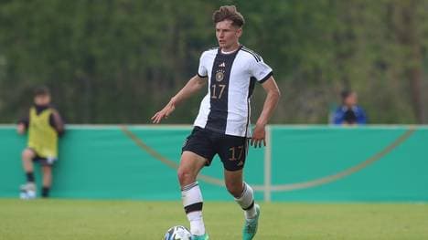 Matti Wagner im Trikot der deutschen U18