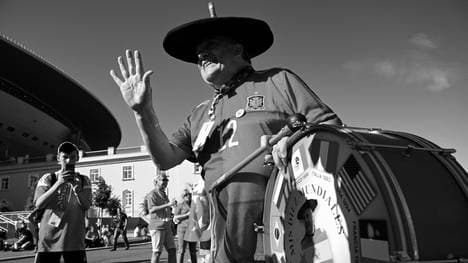 Der spanische Fan Manolo bei der EM 2021